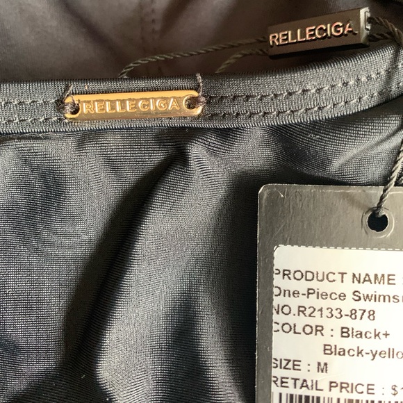 NWT🍀RELLECIGA Women’s High Waist Ruffled Flounce One Piece Swimwear - Picture 10 of 15